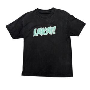 Vintage Lakai Skateboard Comic Logo Short Sleeve T Shirt 21x28 Skater Streetwear